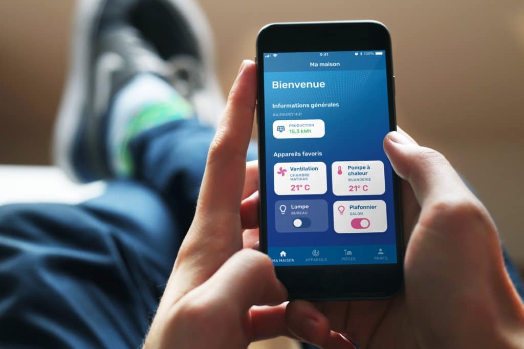 Maison connectée - Application Airhome accueil